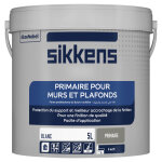 Primaire intérieur murs & plafonds blanc sikkens 5l * dispo 48h * Primaire intérieur murs & plafonds blanc sikkens 5l * dispo 48h *