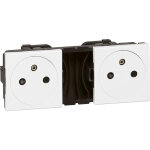 Prise 2p + t affleurante mosaïc legrand 2x 2p + t - dispo 48h Prise 2p + t affleurante mosaïc legrand 2x 2p + t - dispo 48h