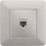 Prise rj45 artezo cat 6 - blanc