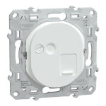 Prise rj45 ovalis schneider blanc