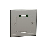 Prise de sol 2p + t unica system + schneider mtal carre