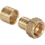 Raccord droit femelle � glissement per �16 - f12x17