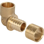 Raccord � glissement coud� per / cuivre per �16 - tube cuivre �14