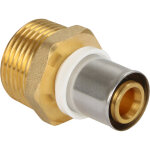 Raccord multicouche � sertir droit m�le fixomultix mc �20 - m26x34 - dispo 48h