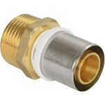 Raccord multicouche � sertir droit m�le fixomultix mc �26 - m26x34