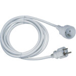Rallonge électrique nf 2p + t 16a 10m - blanc Rallonge électrique nf 2p + t 16a 10m - blanc