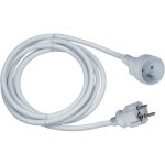 Rallonge électrique nf 2p + t 16a 5m - blanc Rallonge électrique nf 2p + t 16a 5m - blanc