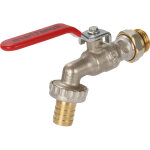Robinet d'arrosage 1 / 4 de tour auto - �tanche pronorm m15x21 - sortie 20x27 - auto - �tanche