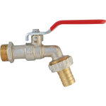 Robinet d'arrosage � boisseau sph�rique m20x27 - sortie m26x34