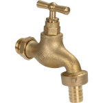 Robinet d'arrosage à potence auto - étanche m15x21 - sortie m20x27 Robinet d'arrosage à potence auto - étanche m15x21 - sortie m20x27