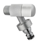 Robinet design 1 / 4t male 1 / 2 nez automatique (3 / 4) chr / satin aroz m1 / 2 (15x21) Robinet design 1 / 4t male 1 / 2 nez automatique (3 / 4) chr / satin aroz m1 / 2 (15x21)