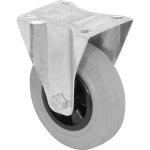 Roulette fixe caoutchouc 100mm 70kg