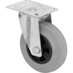 Roulette pivotante caoutchouc 100mm 70kg