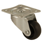 Roulette pivotante plastique 25mm 15kg