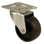 Roulette pivotante plastique 45mm 35kg