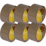 Ruban adh�sif scotch marron 3m 50mm x 66m (371) 6 pi�ces (lot)