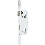 Serrure à encastrer pratic axe 40mm blanc bricard À condamnation - porte de service Serrure à encastrer pratic axe 40mm blanc bricard À condamnation - porte de service