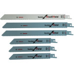 Set de lames de scie sabre bois et métal bosch 6pcs Set de lames de scie sabre bois et métal bosch 6pcs