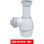 Siphon tout en un blanc / gris wirquin �32mm - 40mm