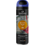 Traceur de chantier fluorescent fluo tp soppec 500ml bleu