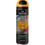 Traceur de chantier fluorescent fluo tp soppec 500ml orange