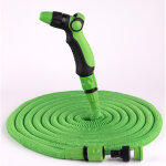 Tuyau d'arrosage extensible + pistolet jet reglable aroz 5m - 15m