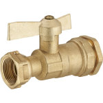 Vanne 1 / 4 tour femelle crou libre noyon & thiebault f20x27 - 32
