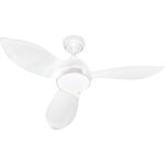 Ventilateur de plafond 3 pales � �clairage led corsica blanc farelek 70w - �1170mm