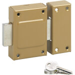Verrou sans bouton etendard thirard bronze - cyl. 21 x 40mm Verrou sans bouton etendard thirard bronze - cyl. 21 x 40mm