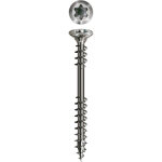 Vis pour terrasse bois rsineux / faade bois inox tte bombe tx t - star + spax 4, 5x50mm (200 pcs) ...