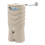 010919 be r�cuperateur d'eau 350l recup'o + kit collecteur beige