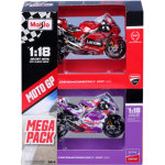1 / 18 moto gp racing - ducati lenovo #63 bagnaia et ducati pramac #89 martin 1 / 18 moto gp racing - ducati lenovo #63 bagnaia et ducati pramac #89 martin