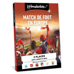 Coffret cadeau wonderbox - match de foot en europe
