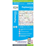 2243sb puylaurens - lautrec (carte)