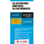 Les 250 �critures comptables les plus fr�quentes (poche)