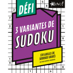 3 variantes de sudoku - 370 grilles de sudokus vari�s (broch�)