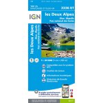 3336et les deux alpes, olan - muzelle pn des ecrins / recto (carte)