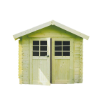 Abri en bois 28mm chartres avec traitement autoclave. 2980 x 2380mm