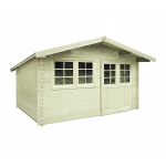 Abri en bois 28mm visp avec traitement autoclave. 4180mm x 3880mm