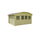 Abri dainville 2 avec traitement autoclave 28mm . 3880 x 2980mm