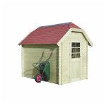 Abri galw ay 28mm avec traitement autoclave. 1980 x 2980mm