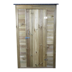 Abri de jardin mural trait� autoclave grandes dimensions avec plancher / dimensions ext�rieures : 54 ...