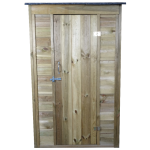 Abri de jardin mural trait� autoclave avec plancher 0, 71 m�