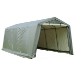 Abri de jardin en toile 18. 60 m2 vert / blanc - at 3061 - habrita