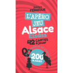 L'apero jeu alsace elsass - 42 cartes a jouer - 200 blagues - jeu en francais et en alsacien ! (etui) ...