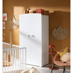 Armoire 2 portes - basic blanc