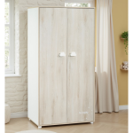Armoire 2 portes h�tre cendr� smile