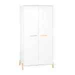 Armoire 2 portes avec pieds bois - joy naturel