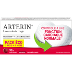 Arterin levure de riz rouge 2, 9mg eco 2 mois + 1 mois - 90 comprims