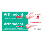 Arthrodont classic pte dentifrice gingivale gencives sensibles lot 2x75ml